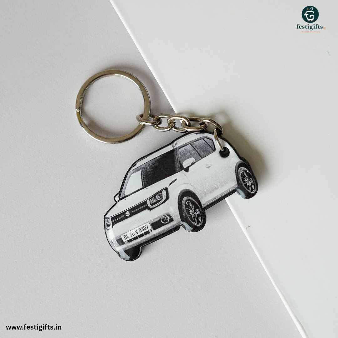 car shape keychain